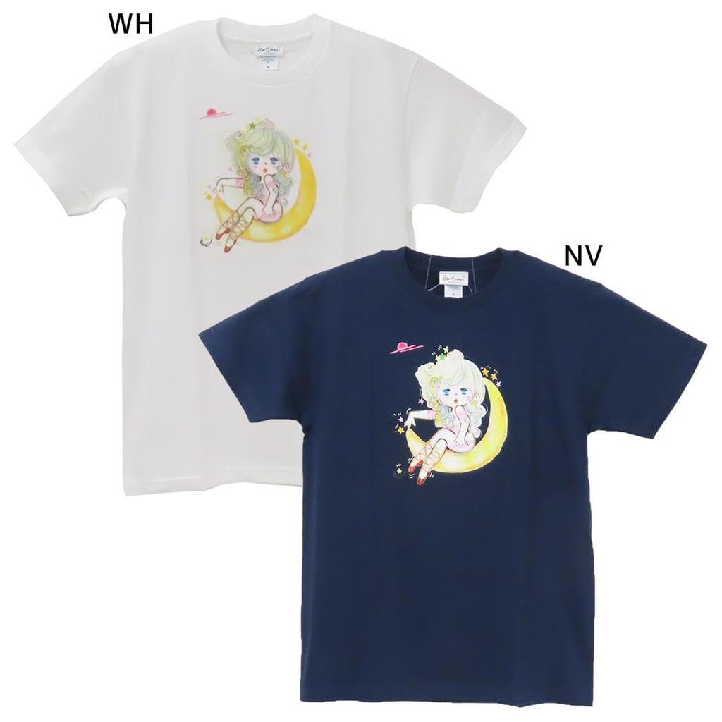 Ado Mizumori Size M T-shirt, Navy,