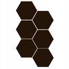 Black hexagon plywood 1 PCS Hexagon wall panel for a child's room