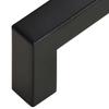 Cabinet Handles 10 pcs Black 96 mm Stainless Steel