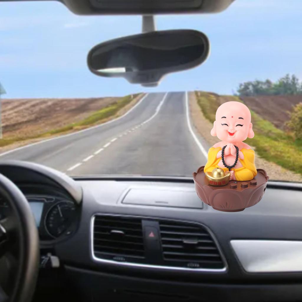Glücklicher Buddha Statue mit Musik USB-Laden   Lautstärke Cartoon   Lachender Buddha Figur