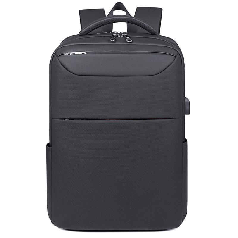 Business- und Freizeit-Computerrucksack Leichtgewichtiger Pendel-Reiserucksack USB-Aufladung Schlichte Computertasche