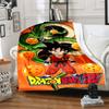 1 Stück Son Goku Druck Flanelldecke, Hohe Qualität für alle Jahreszeiten, Heimdekoration, Wärme und Komfort, Perfekt für Weihnachtsgeschenke
