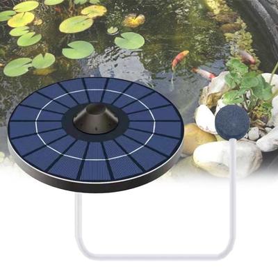 Solar Pond Aerator Oxygen Pump with Air Hose Bubble Stone Floating Oxygenator