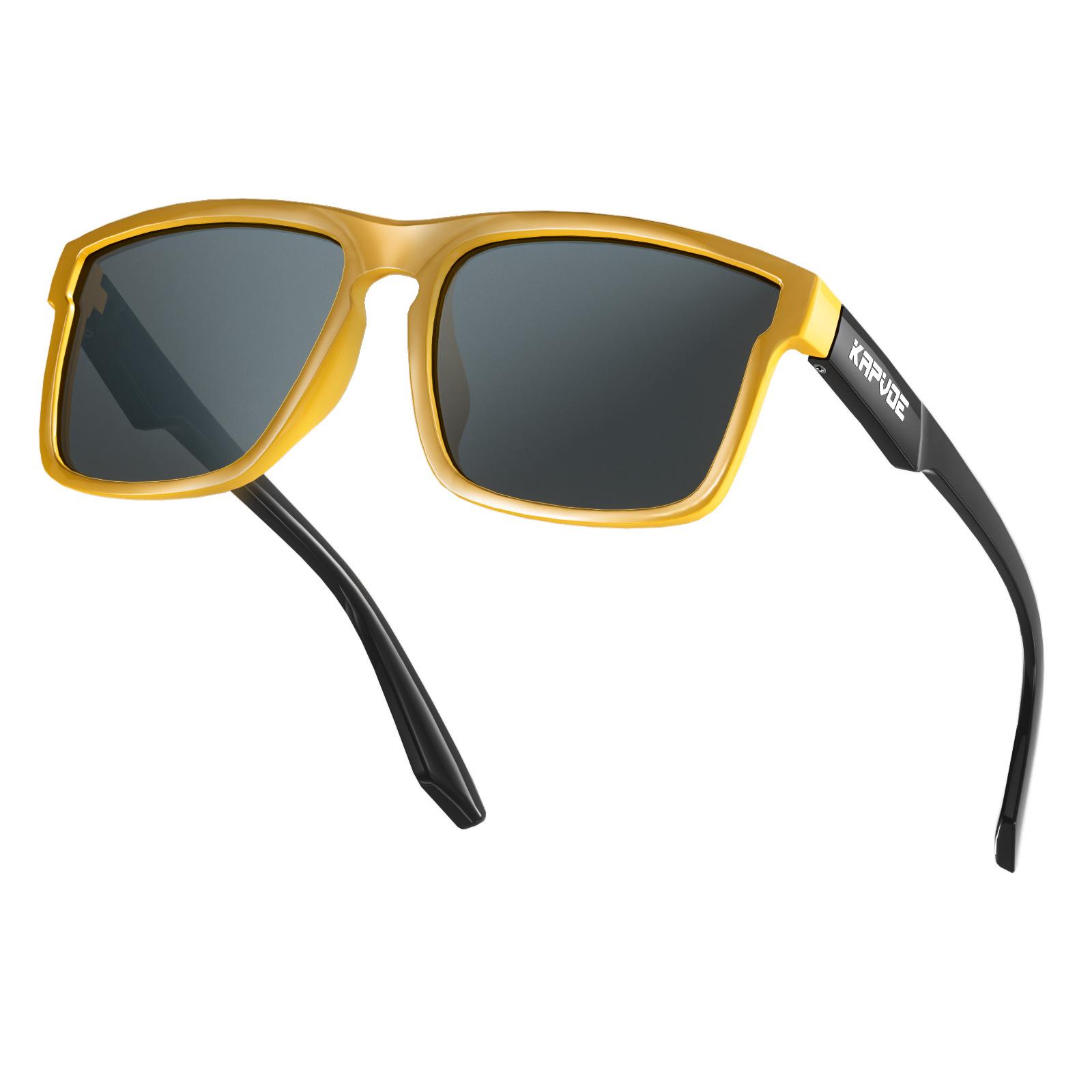 KAPVOE Fashionable new style colorful polarized sports sunglasses, UV protection sunglasses, wind and sand protection goggles TK116-QTC-1L-03