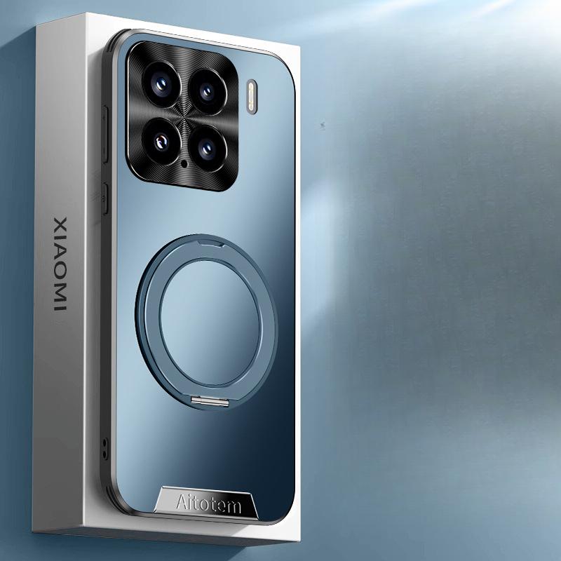 

Подходит для чехла для телефона Xiaomi 15pro, вращающаяся магнитная подставка, Xiaomi все включено для объектива 15, матовый противоударный чехол для мужчин Xiaomi Mi 15