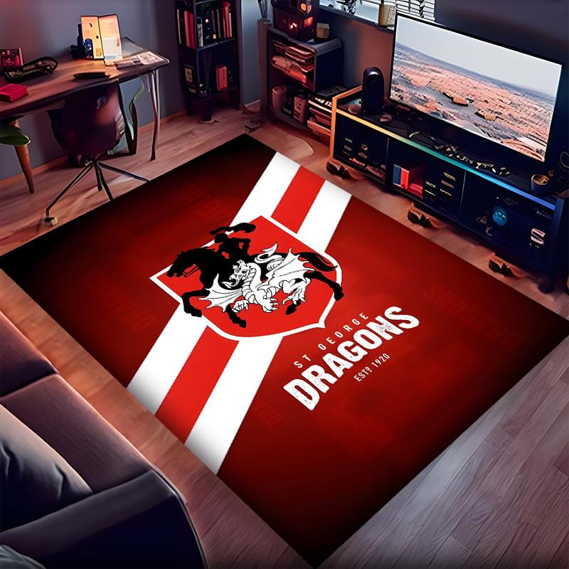 St George Illawarra Polyester Carpet, Soft Indoor Mat for Office Chair, Living Room, Computer Desk - Decorative Home Office Rug Design