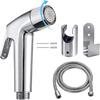 Handheld Bidet Sprayer Toilet Bathroom with Wall Bracket Hose Set, Closestool, Squatting Pan, Water Flower, Floor Cleaning Cloth Diaper for Bathroom