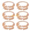 6pcs Napkin Rings for Party Ramadans Kareem Napkin Buckle Dining Accessories D57B