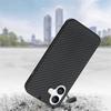 For iPhone 17 Case Carbon Fiber Texture PU Leather + PC + TPU Phone Cover