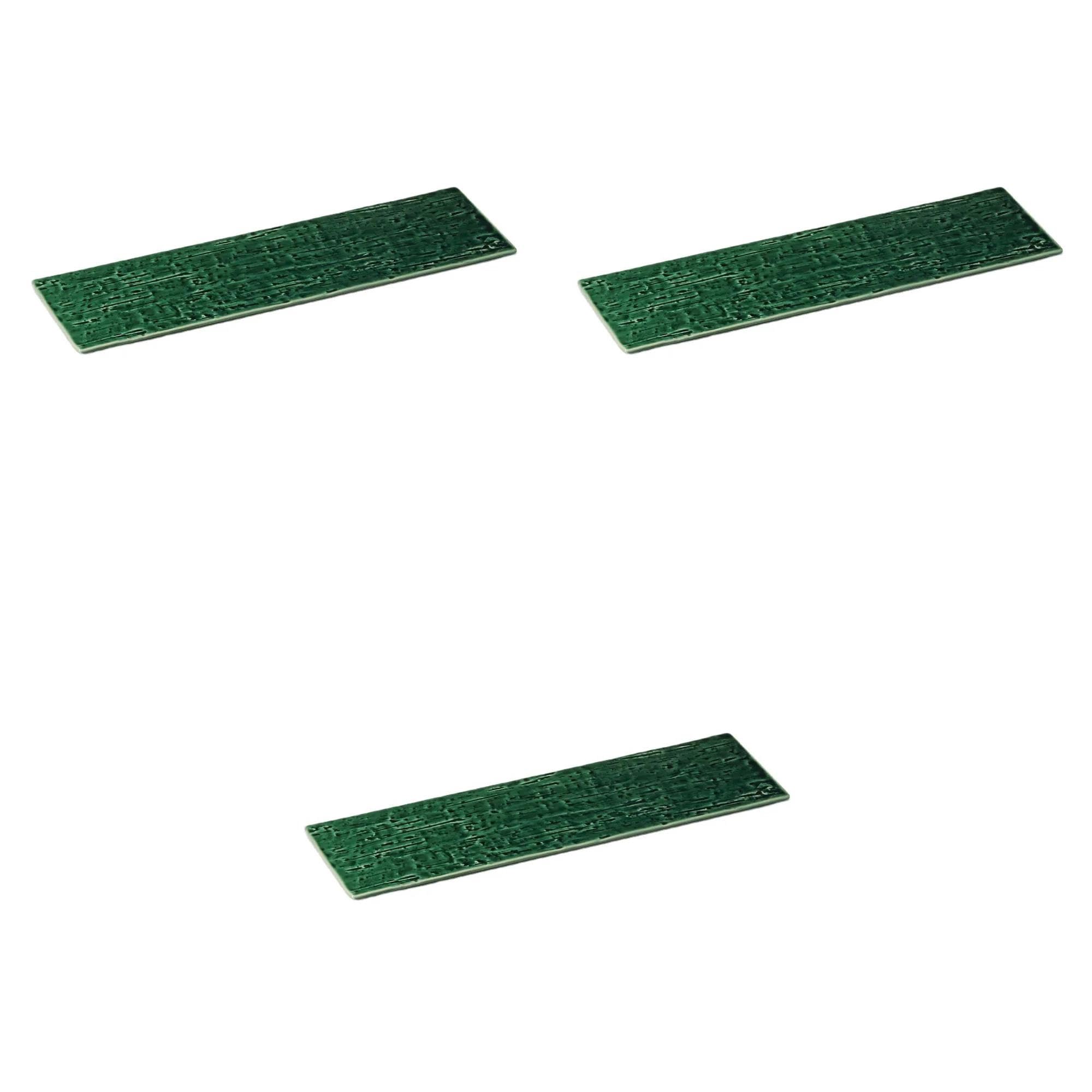 

Набор из 3 тихих тонких прямоугольных тарелок 40 см x x Тонкие тарелки Setomonohonpo [41,3 12,4 0,9 см] (Очень большой)