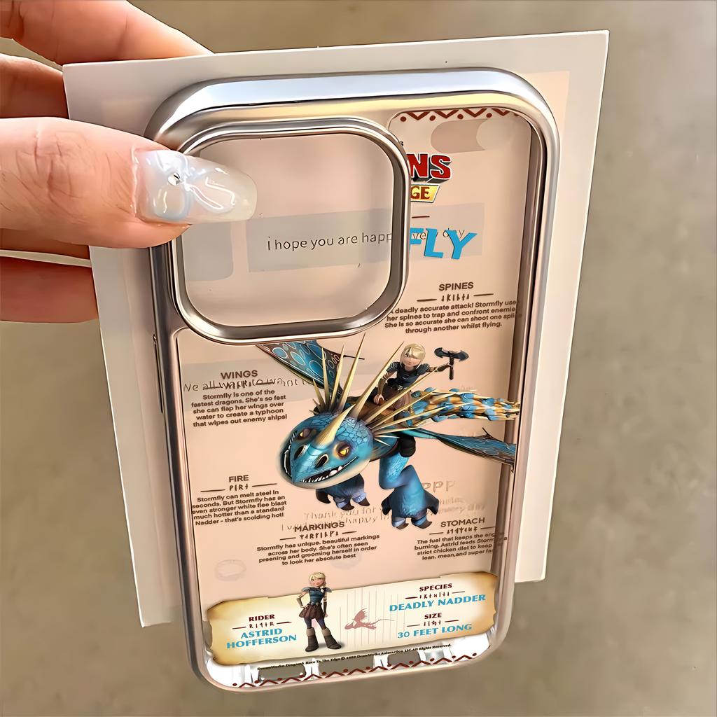 Hot Toothless Fury Dragon Phone Case for IPhone 17 16e 16 15 14 13 12 11 Air Pro Max X XR 8 7 Plus Luxury Clear Soft Back Cover