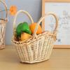 Eco Friendly Natural Wicker Basket Lightweight And Breathable Perfect For Picnic Outings And Home Storage Of Produce