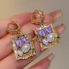 Women's Tassel Retro Flower Earrings