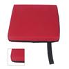Outdoor Seating Pad Multipurpose Single Layer Sponge Oxford Cloth Chair Back Pad Cushion for Stadium Wine Red