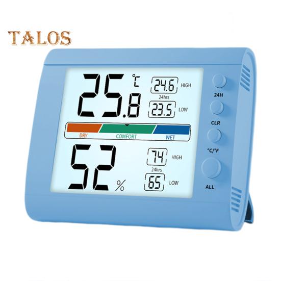 

Цифровой ЖК-будильник, легко читаемый дисплей температуры влажности, многофункциональный термометр, гигрометр, настольные часы для дома и офиса, подарок на день рождения