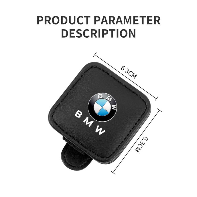 Auto Sun Visor Glasses Box Sunglasses Clip Card Ticket Holder For BMW M 1 2 3 4 5 7 Series X1 X3 X4 X5 X6 X7 F10 F30 E46 E60