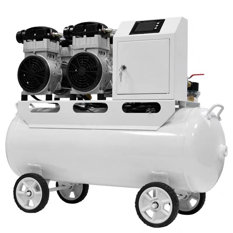 Jinsui 3000W 50L Dual Pump Oil-Free Vacuum Pump GZJ1500B Station