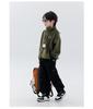 Boys' Reversible Fleece Hoodie - 2025 Autumn/Winter Collection, Thickened Half-Zip Pullover, Long-Sleeve Fashion Top for Medium/Large Kids.