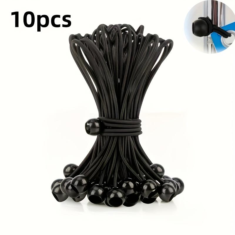 

Bungee Ball Cord Ends Elastic Rope Ties for Tarps Canvas Tarpaulin Flagpole Fixed Boat Pole Camping Tent Accessories Heavy Duty