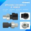 3-Pin A/C Pressure Sensor Switch for 2002-2009 Dodge Ram 1500 2500 3500 Pickup Ram 4000 Dakota 2002-2005 Jeep Grand Cherokee Liberty 5072138AA