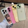 Luxury Candy Transparent Phone Case For iPhone 17 16 15 14 13 12 11 Pro Max Plus Clear Acrylic Bumper Protection Cases Cover