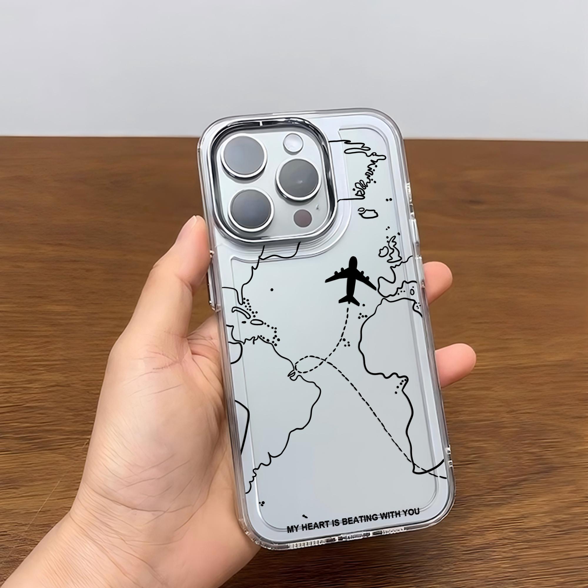 

Luxury Travel Flight route Black lines design Phone Case For Google Pixel 10 9 8 7 8A 9A XL Pro 4G 5G Soft Silicone Back Cover Pixel 10 Pro XL 5G