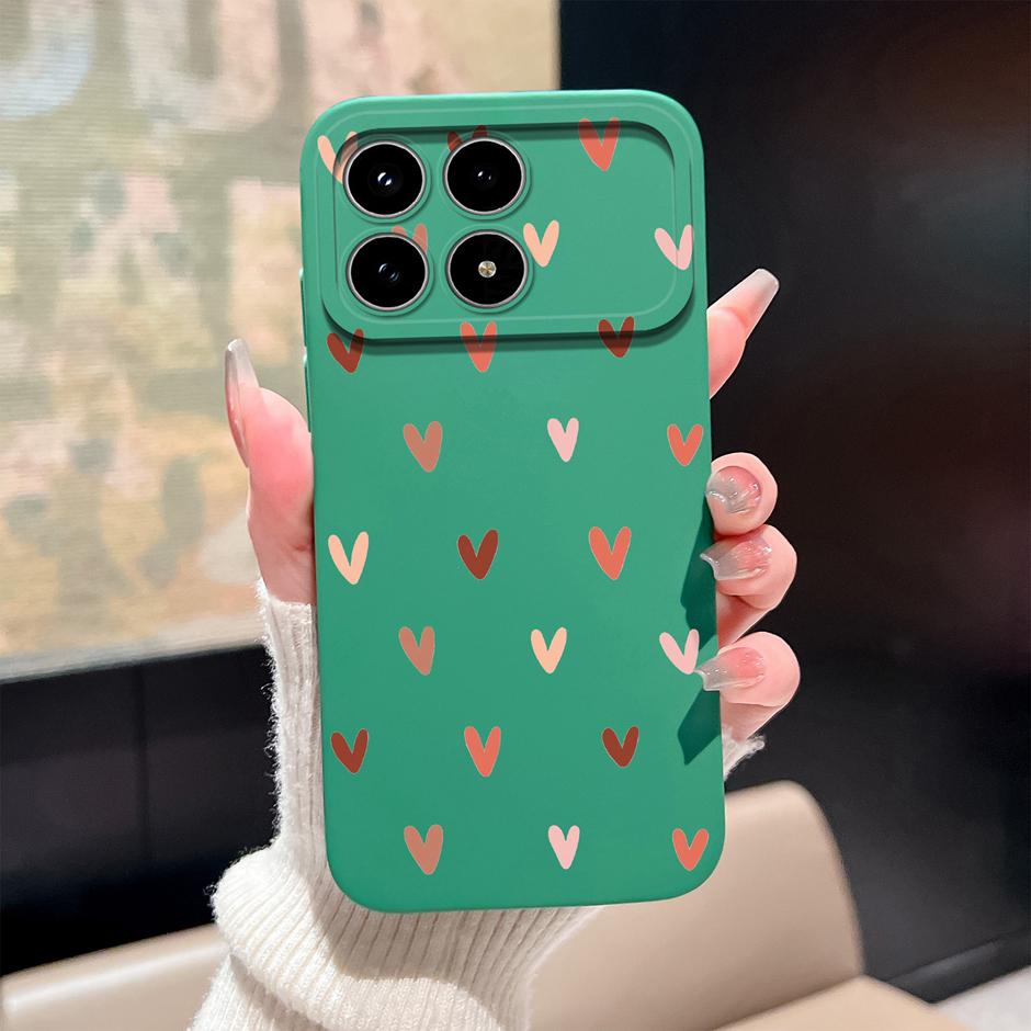 For Xiaomi Poco F8 Pro Ultra Cases Pretty Sweet Girls Liquid Silicone Full Protective Bumper Cover For Poco F8Pro F8Ultra Fundas