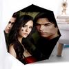 Vampire Diaries, Elena Automatic Opening and Closing, 8 Rib Structure Portable Umbrella, Suitable for Men and Women In All Seasons  Perfect