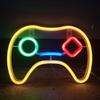 Neon Game Controller Wall Light: Colorful Decorative E-Sports Room Lighting