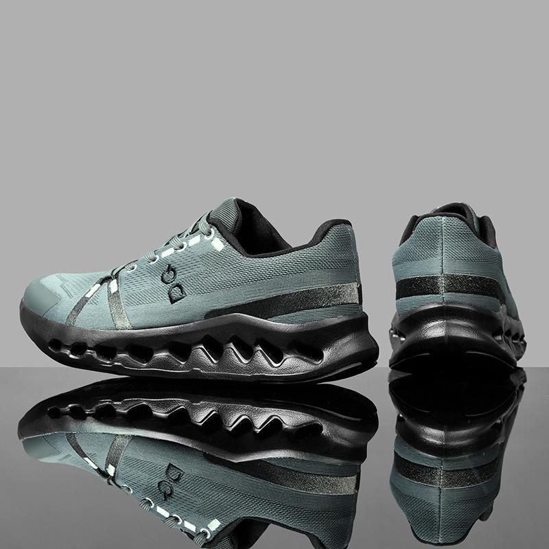 Men's and women's running shoes mesh breathable sneakers thick-soled shock-absorbing running shoes