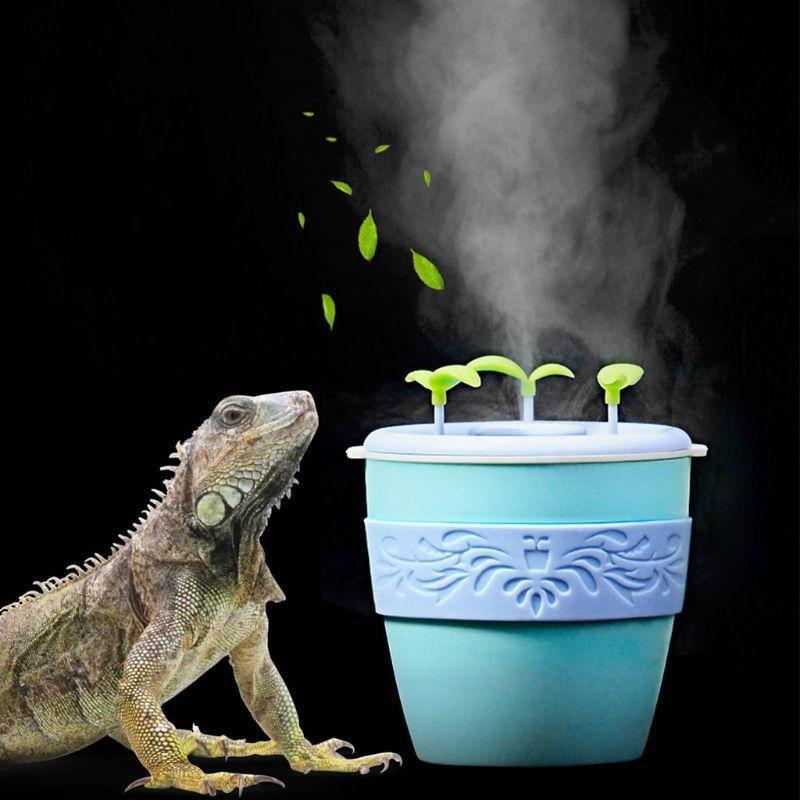 Reusable Humidifier Terrarium Fogger USB Recharge for Reptiles Amphibians Terrarium Tortoise Feeding for China Mainland