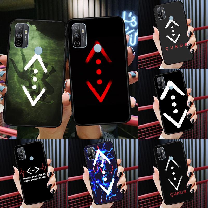 Cukur Logo Case For Oppo A58 A78 A98 A15 A16 A17 A52 A72 A76 A96 A54 A74 A94 A57 A77 A54S A57S Cover