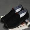 New Old Beijing Cloth Shoes Men's Spring Breathable and Comfortable Middle and Old One-pedal Lazy Casual Men's Shoes