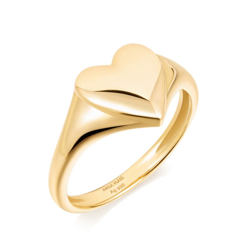 

ANIA HAIE Heart Signal 925 Silver Ring R057-02G No. 12