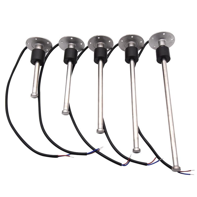 Hot Sale 52mm R Ohm Water Level Gauge 200 250 300 350 450mm Water Level Sensors 0-190ohm for Car Boat Yacht 8 Colors Backlight