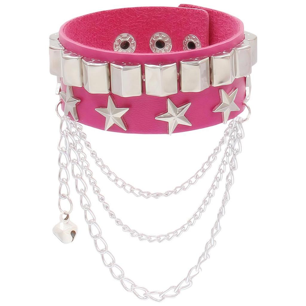 European & American Multi-layer Leather Skull Rivet Punk Bracelet