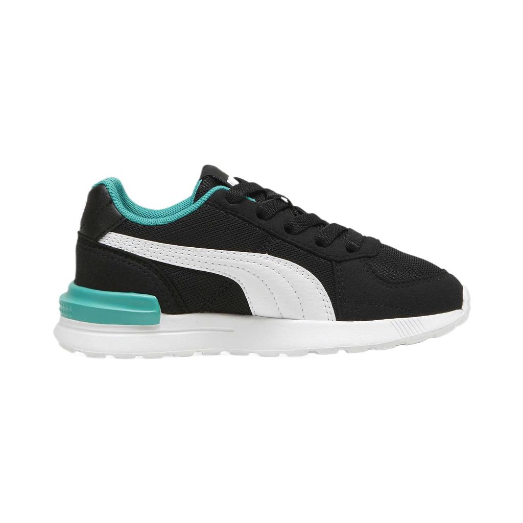 Puma Bequeme Low-Top Freizeitschuhe Kinder Sneaker Schwarz 381988-28