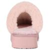 Fashion Litfun Damen Fuzzy Plateau Hausschuhe Flauschige Memory-Schaum Winter Hausschuhe Indoor Gemütliche Damen Fell Pantoletten Warme Plüsch Baumwollhausschuhe