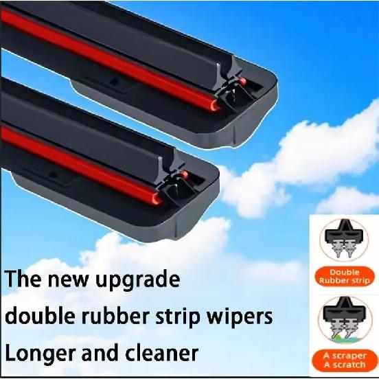For VW Tiguan 2007- 2014 2015 2016 2017 2018 2024 2pcs Front Windshield Windscreen Wiper Blades