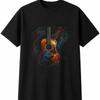 Detailed Acoustic Guitar Mens Womens T-Shirt Retro Unisex Novelty Gift Tee Funny