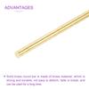 DMiotech x Brass Rods for DIY Brass Welding Lathe Drift Punch Model and Cars 20-Pack 4-inch 5/32-inch Crafts, Rods, Materials, Shafts, Airplanes,