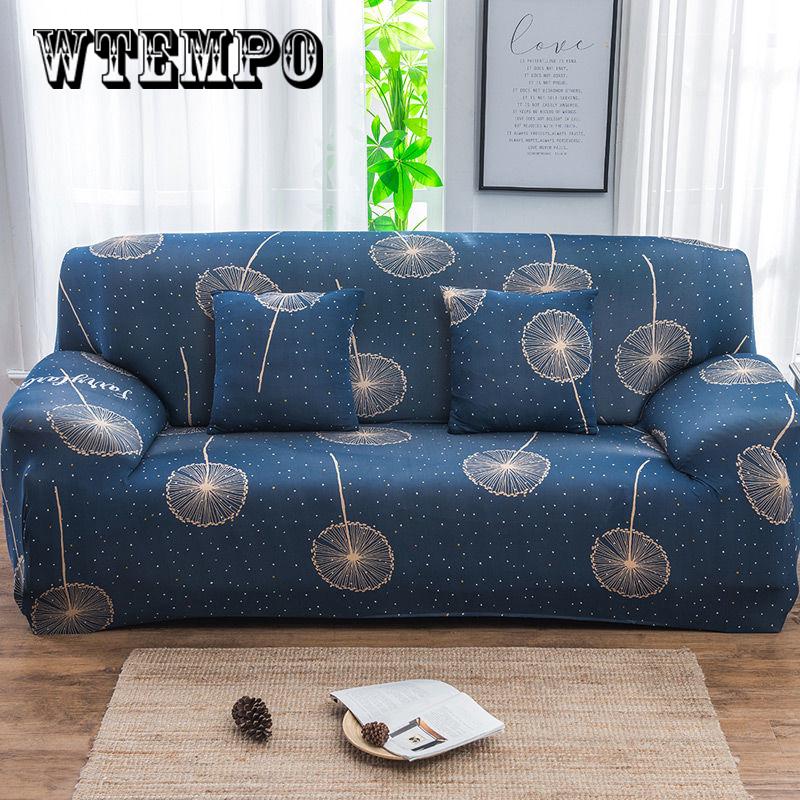 Elastic Sofa Cover Printed Slipcover Corner Sofa Cover Stretch Furniture Cover 1/2/3/4 Seater