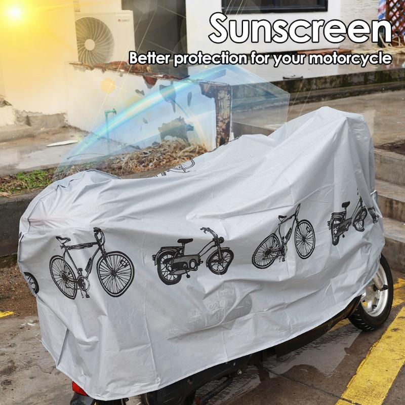 Summer Outdoor Universal Motorbike Waterproof Cover Four Seasons Snow Sunshade Rain Cover Bike Dustproof Accessories