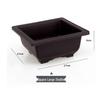 Lilang Imitation Zisha Plastic Rectangular Flower Pot