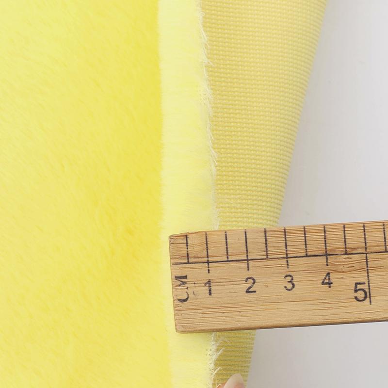 50x50cm/1m 8mm Faux Fur Fabric Soft Short Plush Fabric for Sewing DIY Doll Warm Scarf Needlework Background Display Cloth