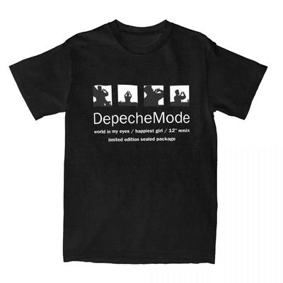 Depeched Rock Music Women Men T-Shirt Modes World In My Eyes Fashion T-Shirt Short-Sleeve Y2K Retro Tops Beach  Oversize Top Tee