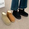 Large Size Velvet Thickened Outer Wear Cotton Shoes Platform Snow Boots Women Winter Short Snow Cotton Women