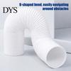 Heat Resistant Air Conditioner Hose Portable Exhaust Hose, 5.9 Inch Diameter Universal Replacement Duct High Temperature for Mobile AC Unit,