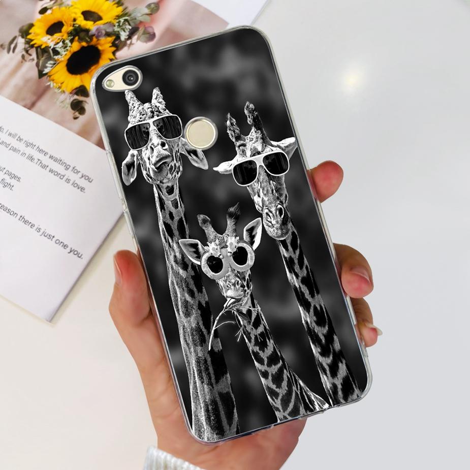 For Huawei P8 Lite 2017 Case Honor 8 Lite Popular Flowers Cartoon Cover Soft Silicone Phone Cases For Huawei P9 Lite 2017 Bumper