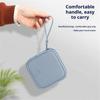 PU Cable Organizer Bag Waterproof with Multiple Compartments for Charging Cables Data Cords and Earphones